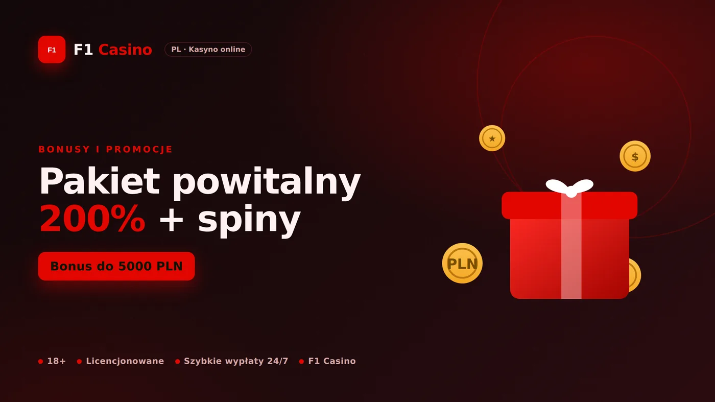 F1 Casino bonusy