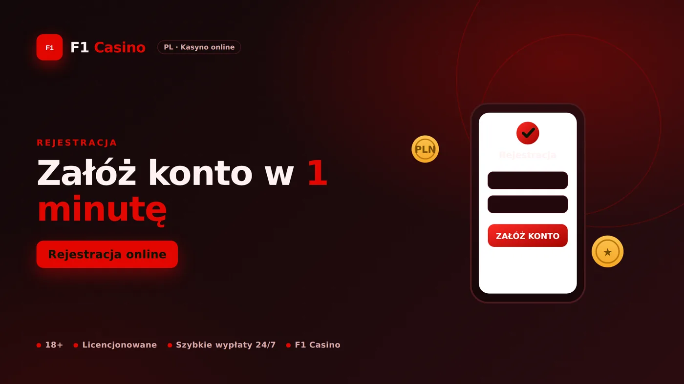 F1 Casino rejestracja